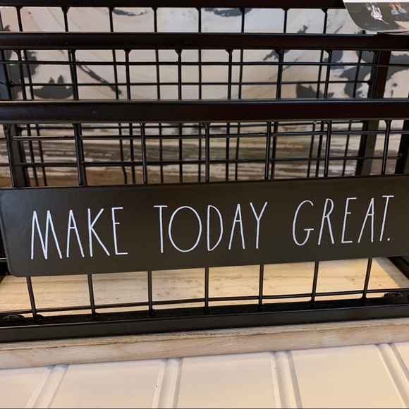 Rae Dunn MAKE TODAY GREAT Desk Organizer - Picture 5 of 7